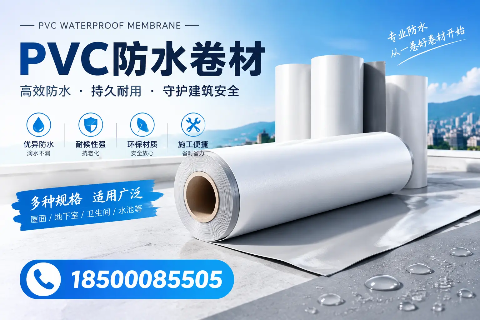 如何选择适合的PVC防水卷材？专家为您解答上饶的需求